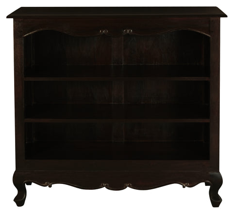 Queen Anne Solid Mahogany Timber Bookcase - Small