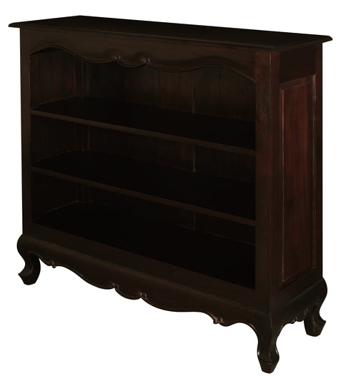 Queen Anne Solid Mahogany Timber Bookcase - Small