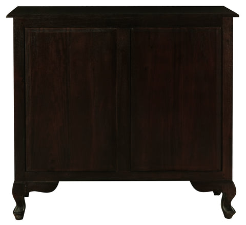 Queen Anne Solid Mahogany Timber Bookcase - Small