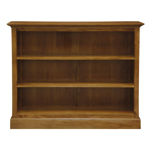 Tasmania Half Size Bookcase Wide (Light Pecan)