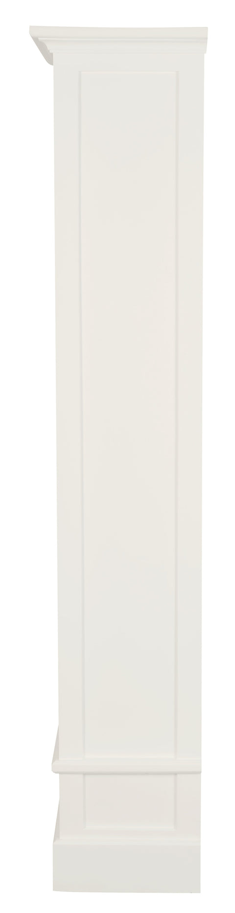 Tasmania 1 Drawer Solid Mahogany Timber Bookcase (White)