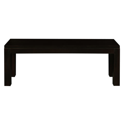 Amsterdam Solid Mahogany Bench 120 x 35cm (Chocolate)