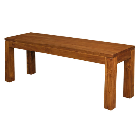 Amsterdam Solid Mahogany Bench 120 x 35cm