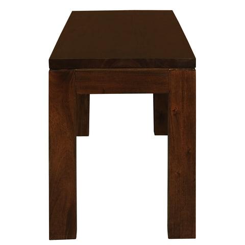 Amsterdam Solid Mahogany Bench 120 x 35cm
