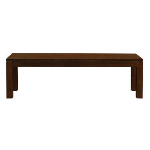 Amsterdam Solid Mahogany Timber Bench 150 x 35 cm
