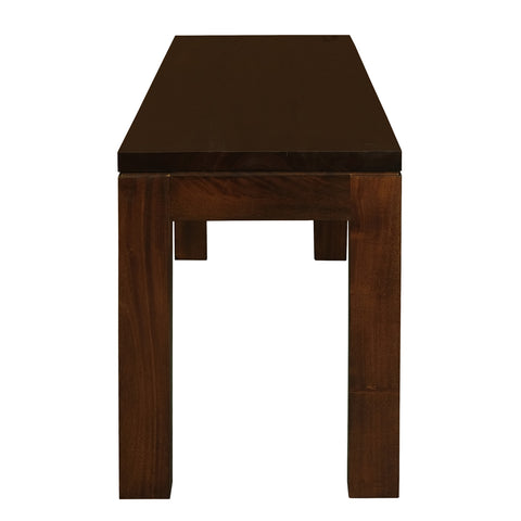 Amsterdam Solid Mahogany Timber Bench 150 x 35 cm
