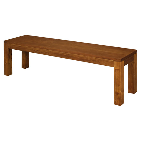 Amsterdam Solid Mahogany Timber Bench 150 x 35 cm