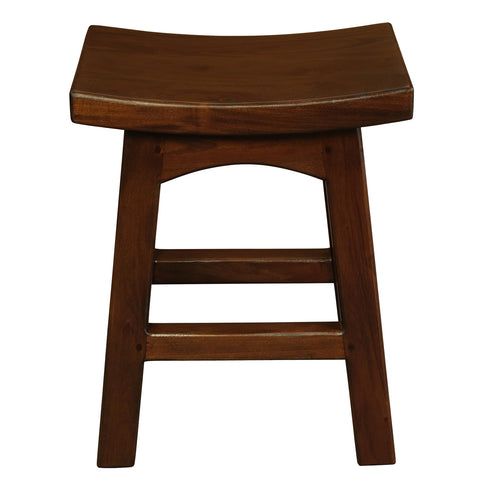 Tokyo Solid Mahogany Timber Footstool