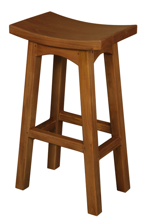 Tokyo Solid Mahogany Timber Barstool