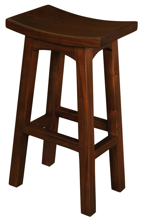 Tokyo Solid Mahogany Timber Barstool