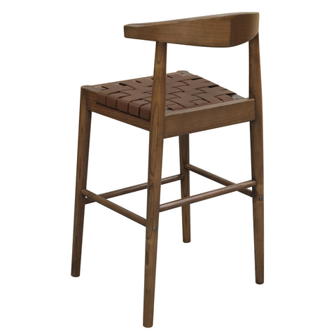 Elliot Genuine Leather Barstool - KD