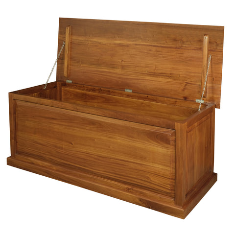 Tasmania Blanket Box - Large (Light Pecan)