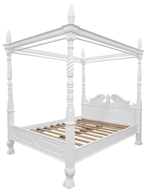 Jepara Solid Mahogany 4 Poster Bed