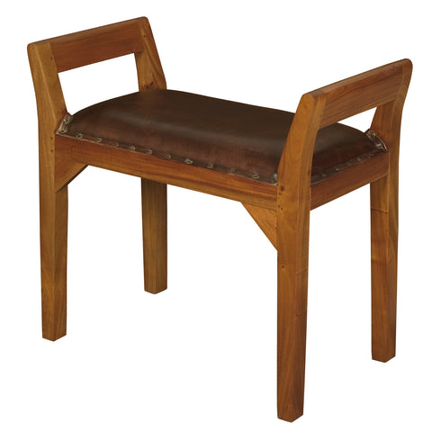 Boston Small Leather Bench