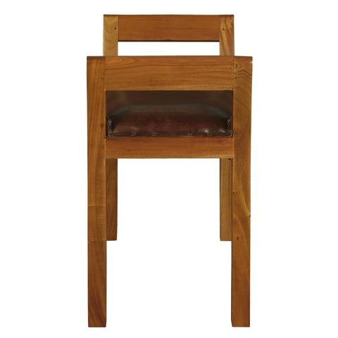 Boston Small Leather Bench