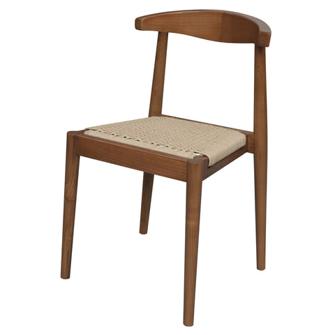 Arden Solid Oak Dining Chair with Papercord