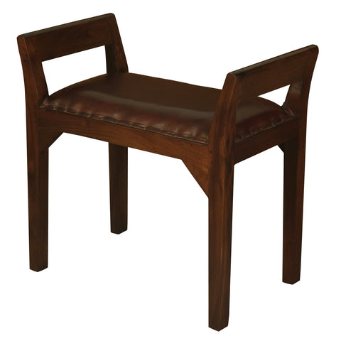 Boston Small Leather Bench