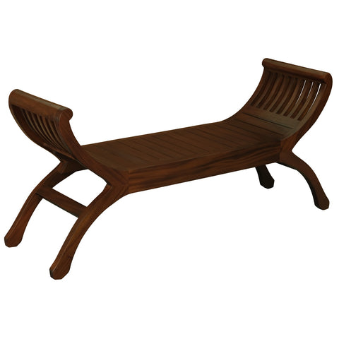 Maeve Solid Timber Double Seater Bench (Mahogany)