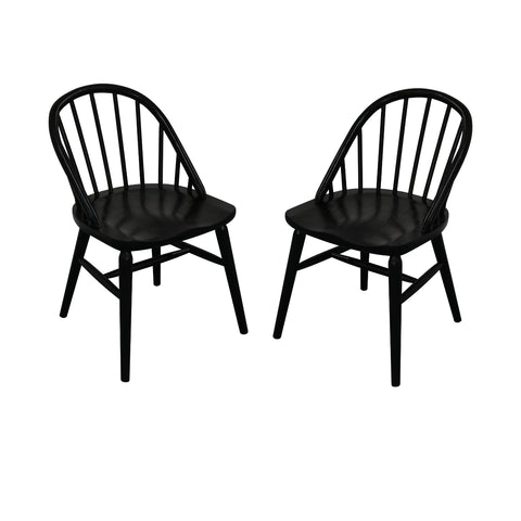 Vera Oak Solid Oak Dining Chair - Set of 2