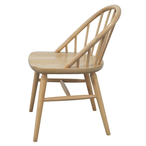 Vera Oak Solid Oak Dining Chair - Set of 2