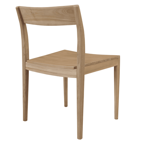 Moller Solid Mahogany Timber Dining Chair – Set of 2 (Natural)