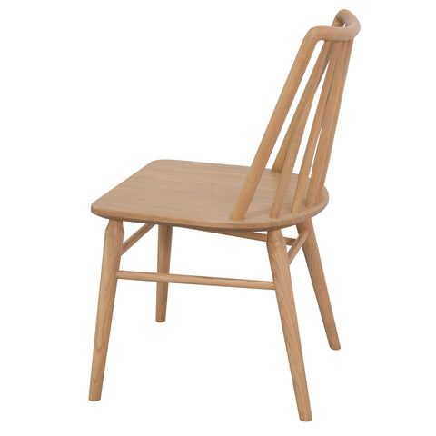 Riviera Solid Oak Dining Chair - Set of 2