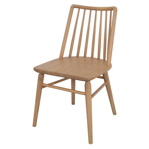Riviera Solid Oak Dining Chair - Set of 2