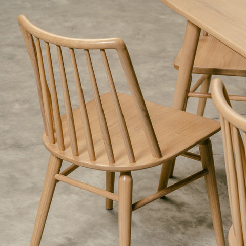 Riviera Solid Oak Dining Chair - Set of 2