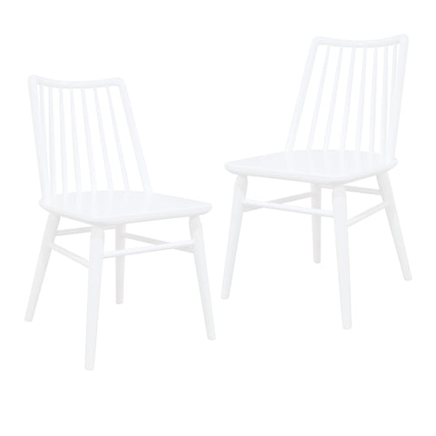 Riviera Solid Oak Dining Chair - Set of 2