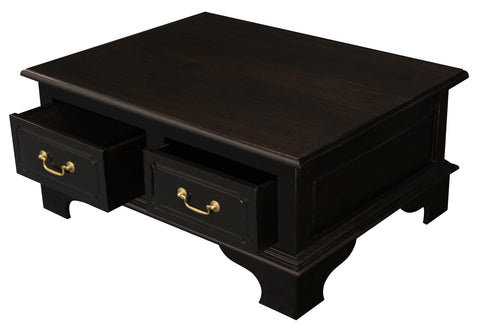 Tasmania 4 Drawer Coffee Table (Chocolate)