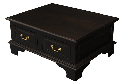 Tasmania 4 Drawer Coffee Table (Chocolate)