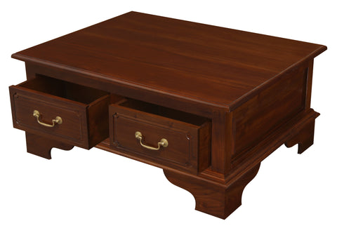 Tasmania 4 Drawer Coffee Table (Mahogany)