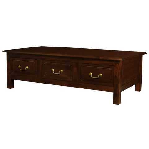 Tasmania 6 Drawer Straight Leg Coffee Table