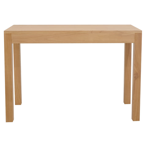 Amsterdam Solid Mindi Timber 2 Drawer Desk (Natural)