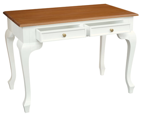 Queen Anne 2 Drawer Desk