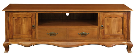 French Provincial 2 Door 2 Drawer Entertainment Unit