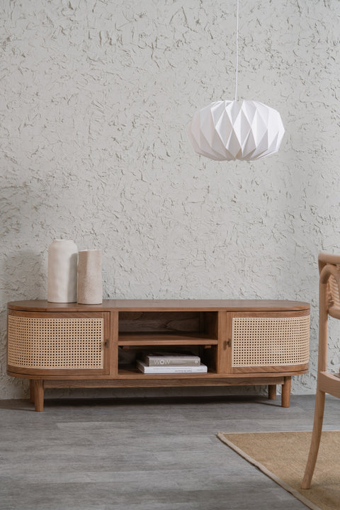 Kelly 2 Door Entertainment Unit (Almond)