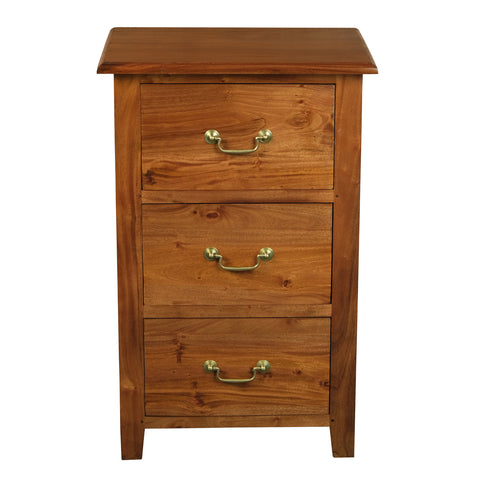 Tasmania 3 Drawer Lamp Table
