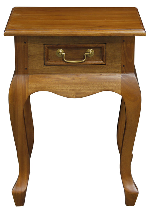 Queen Ann 1 Drawer Lamp Table