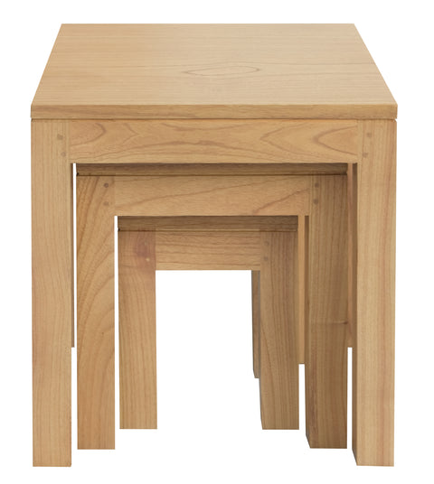 Amsterdam Solid Mindi Nest of Tables (Natural)