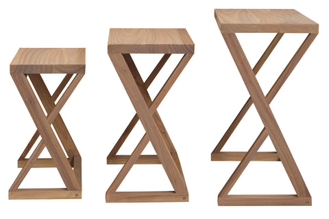 Manhattan Solid Mindi Nest of Table - Set of 3
