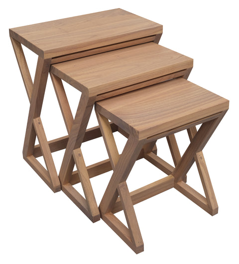 Manhattan Solid Mindi Nest of Table - Set of 3