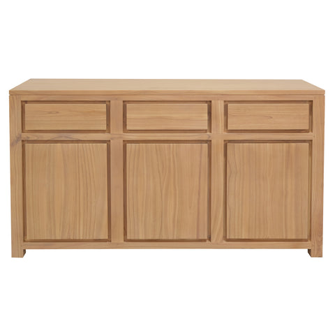 Amsterdam 3 Door 3 Drawer Buffet (Natural)