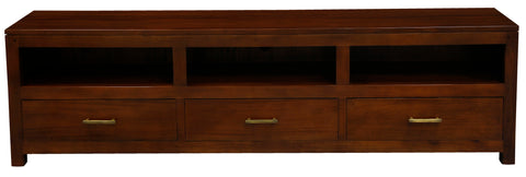 Paris 3 Drawer Low Entertainment Unit