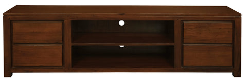Amsterdam 4 Drawer Entertainment Unit (Mahogany)