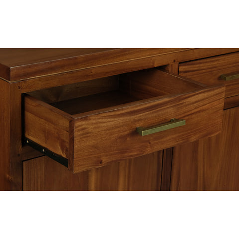 Paris 2 Door 2 Drawer Buffet (Light Pecan)