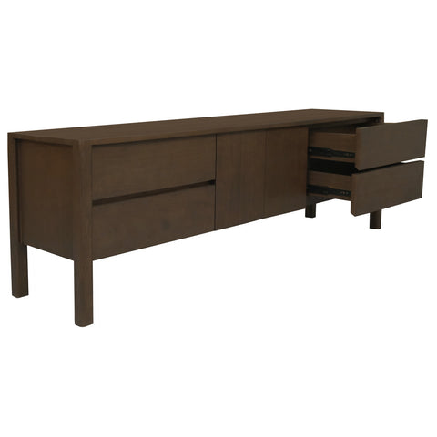 Adelle 2 Door 4 Drawer Entertainment Unit (Walnut)