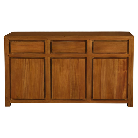 Amsterdam 3 Door 3 Drawer Buffet (Light Pecan)