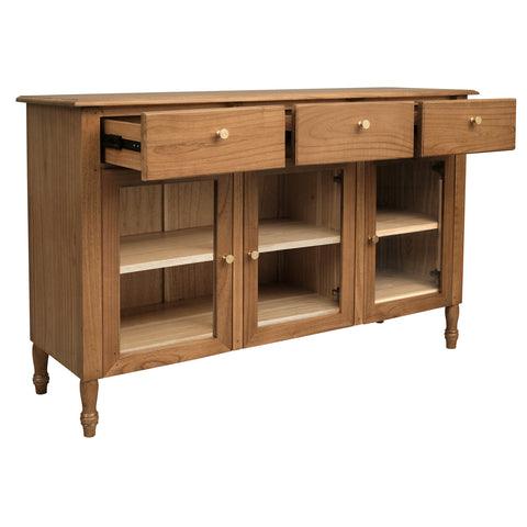 Winston 3 Door 3 Drawer Buffet (Almond)