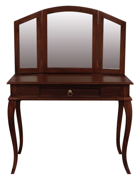 Queen Ann 1 Drawer Large Dressing Table
